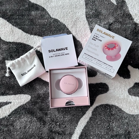 SolaWave 2-in-1 Skincare Mini Device - Pink